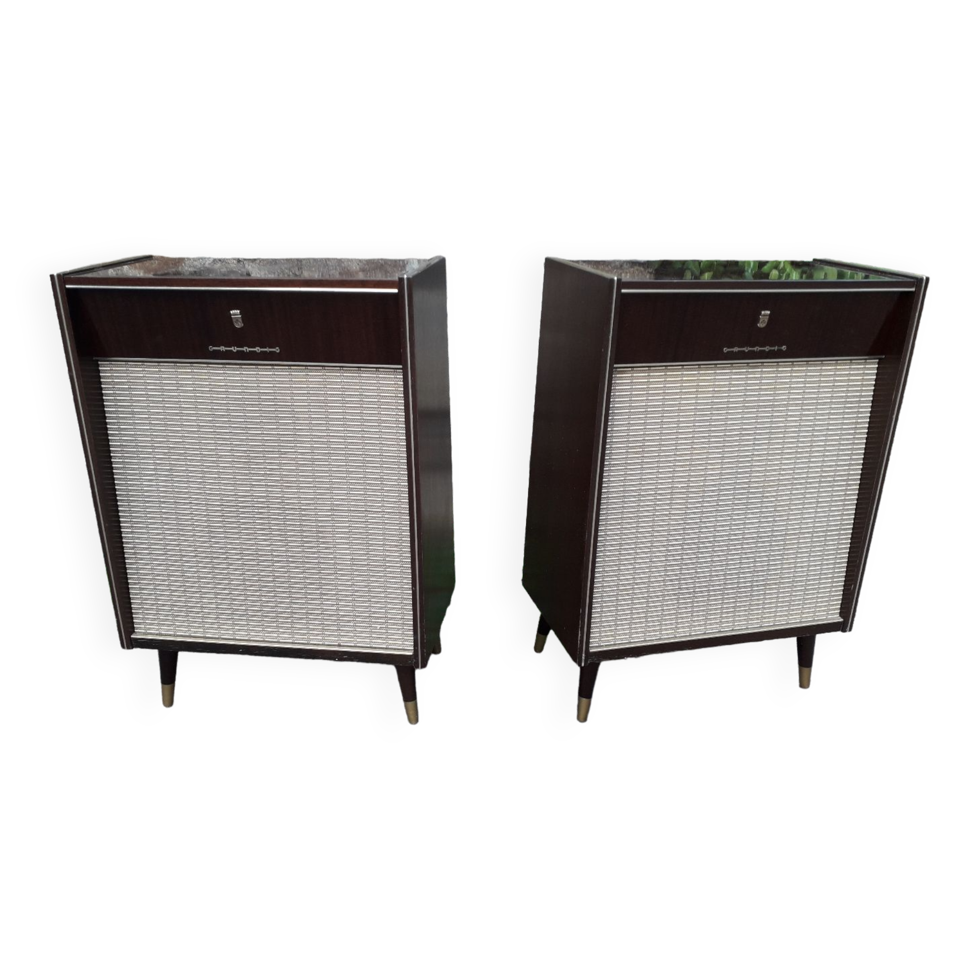 Grundig stereo vintage hi fi speakers