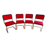 Cesca B32 Marcel Breuer chair red fabric