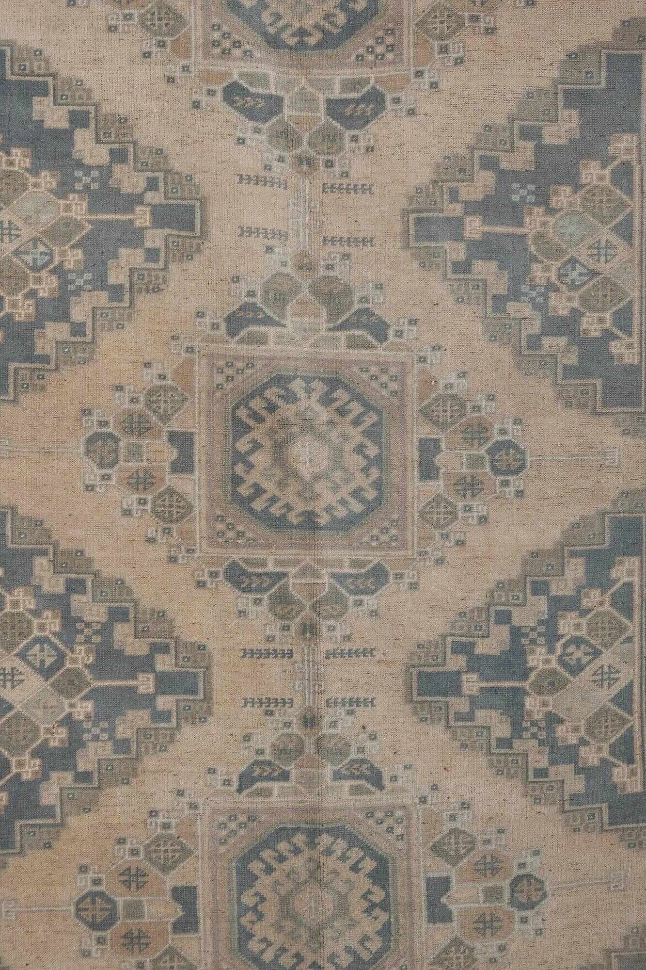 Vintage Turkish hallway rug 141x263 cm