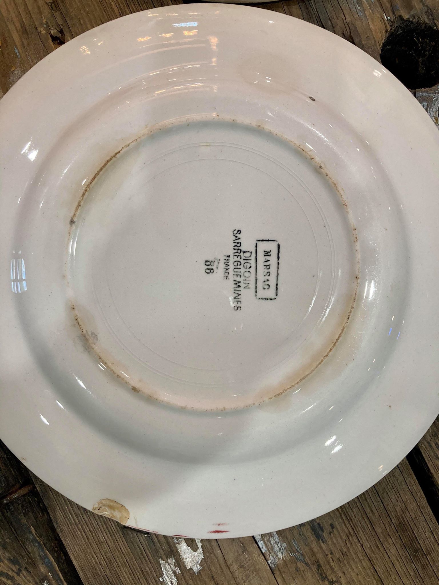 Plates Digoin Sarreguemines