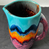 Ricard ceramic pitcher signed o.conguis