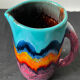 Ricard ceramic pitcher signed o.conguis