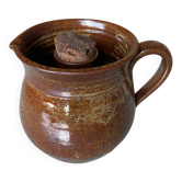 Glazed stoneware jug