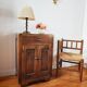 Confiturier en noyer – meuble de rangement ancien 1930-40