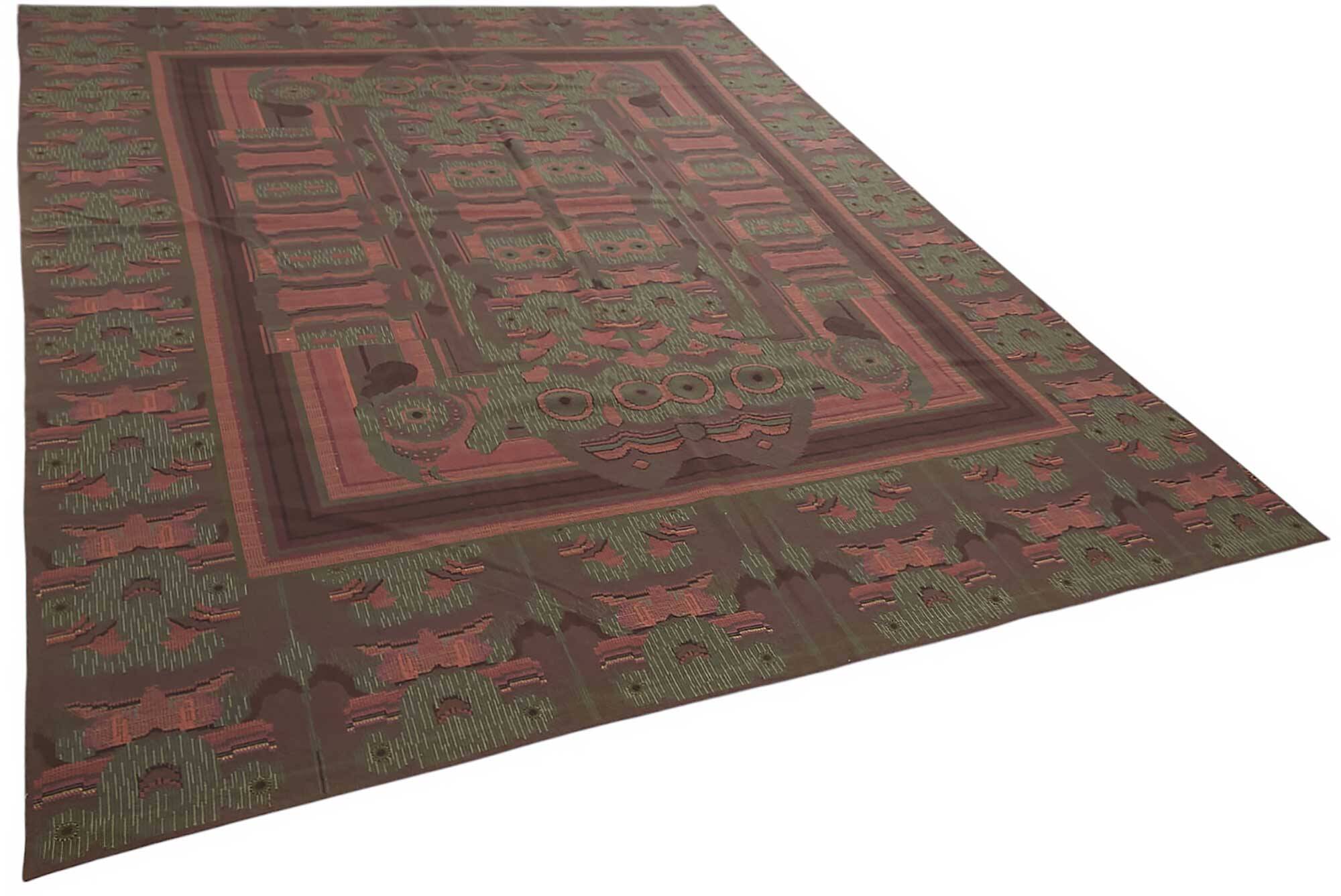 Handmade Vintage Flatweave Needlepoint Kilim 240 cm x 342 cm