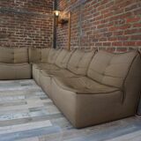 Vintage lounge and modular sofa by Ligne Roset, 70s