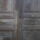 paire de grande portes en bois anciennes