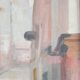 R. Joly "Rue Norvins à Montmartre avec vue sur le Sacré-Cœur" huile sur toi