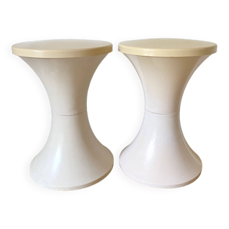 Pair of tam tam stools by Stamp