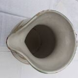 Antique KERALUC QUIMPER Ceramic Pitcher signed MLF
