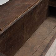 Antique wooden storage chest, France, late 18th century