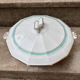 Art Deco Soup Tureen / Vegetable Dish – UML France Limoges – 1930s