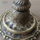 Pair of bronze candlesticks