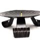 Wrought iron table candlestick