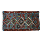 Area kilim rug ,vintage wool turkish handknotted kilim, 295 cmx 160 cm rug