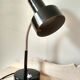 Articulated desk lamp 70' years metal black and flexible silver