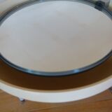Allibert 1970s 61 cm circular circular vintage mirror