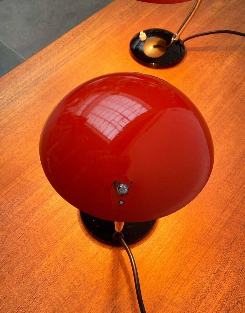 Mid-century minimalist table lamps by Josef Hurka for Drukov, Brno, set of 2.