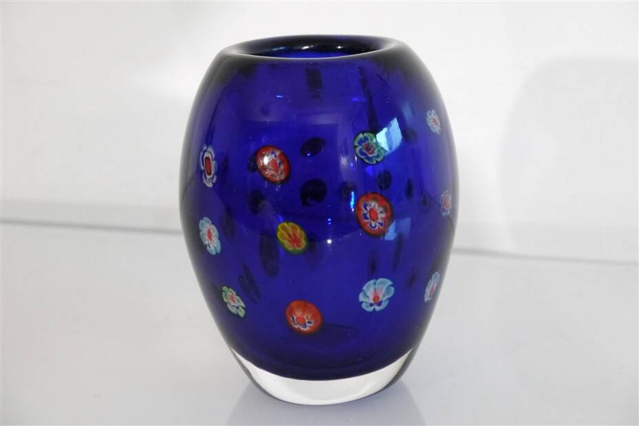 Vintage Murano Millefiori vase 1970