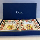 Pair of Gien ashtrays