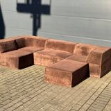 Cor trio Modular sofa Teddy chocolate brown, original fabric