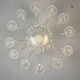 Venetian lustre in colourless Murano glass, 12 light arms, circa 1900