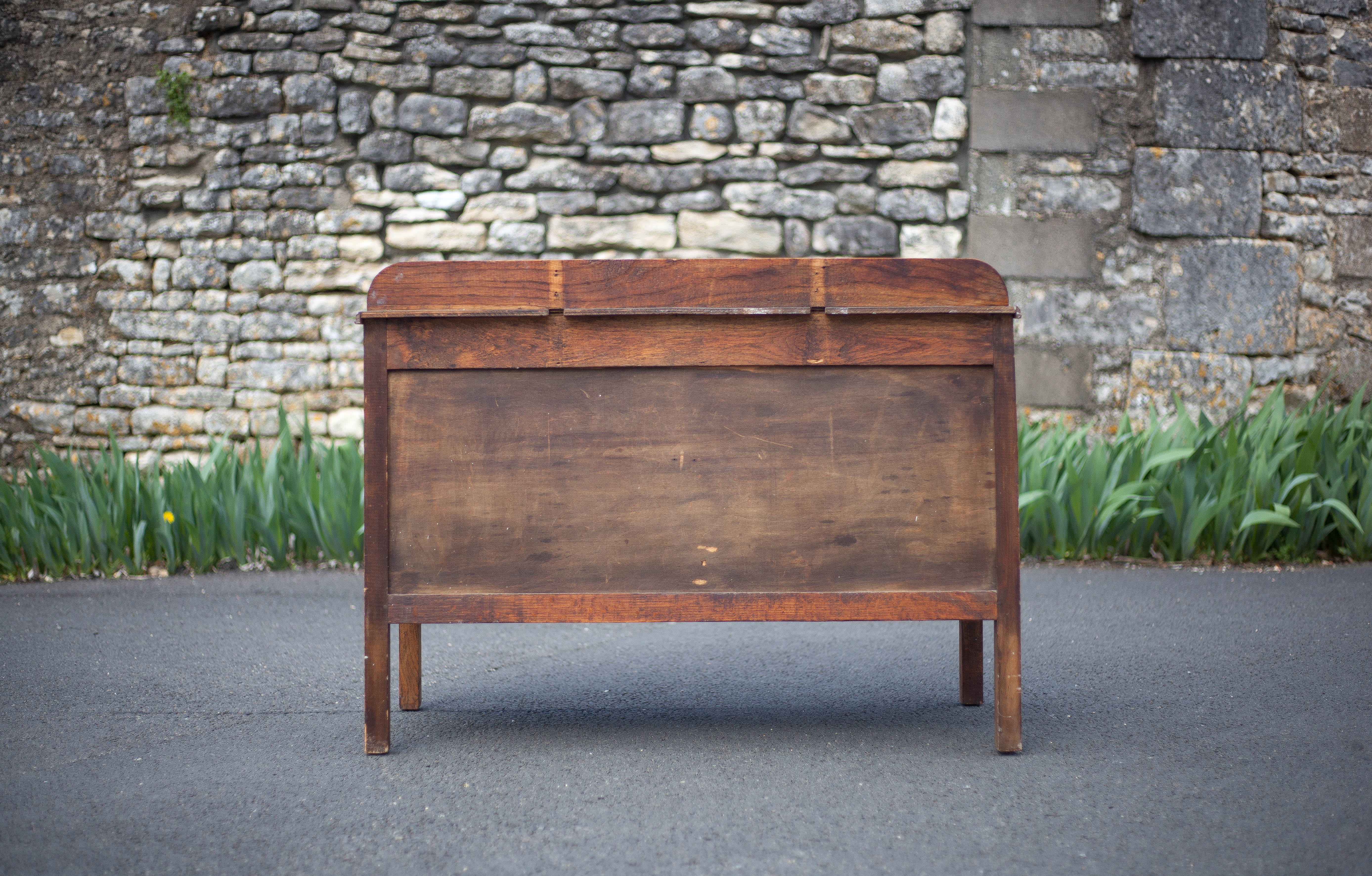 Wooden sideboard, small storage unit, vintage drawer cabinet