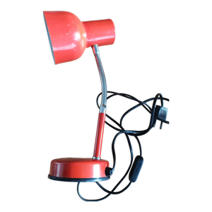 Lampe de bureau rouge articulée