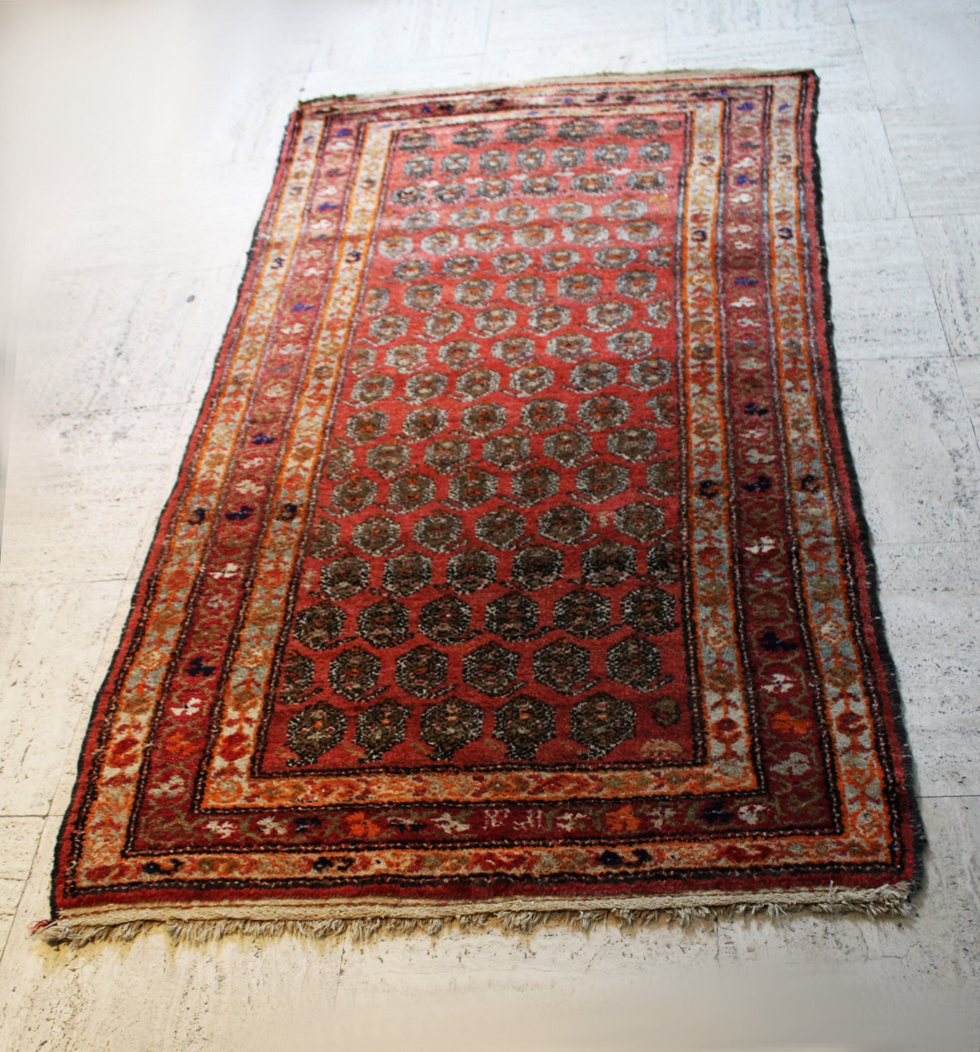 Sarouk Mir Persian rug, handmade. 200x100.