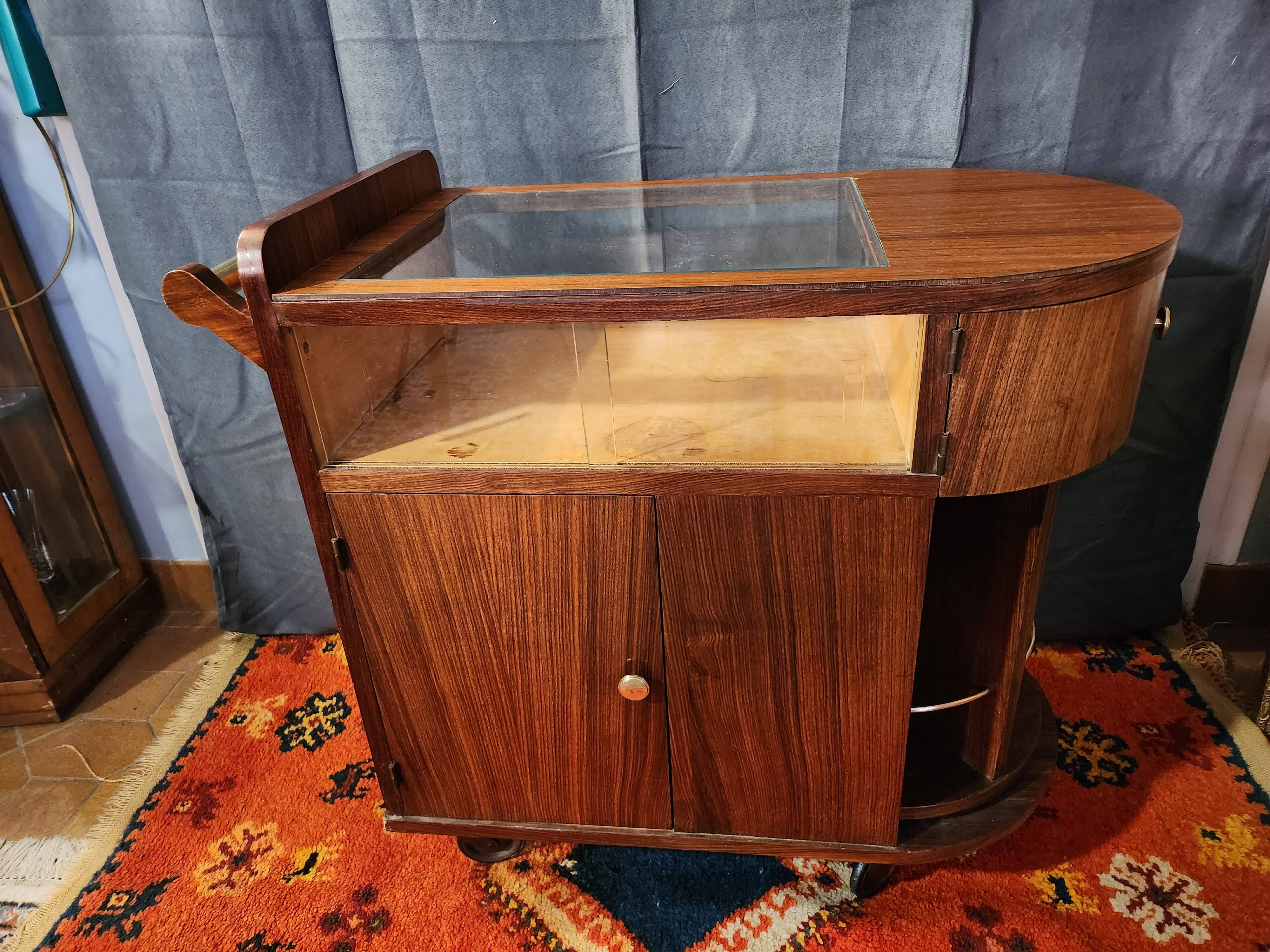 Art Deco trolley bar 1930s.