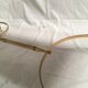 Brass coffee table and marble neoclassical