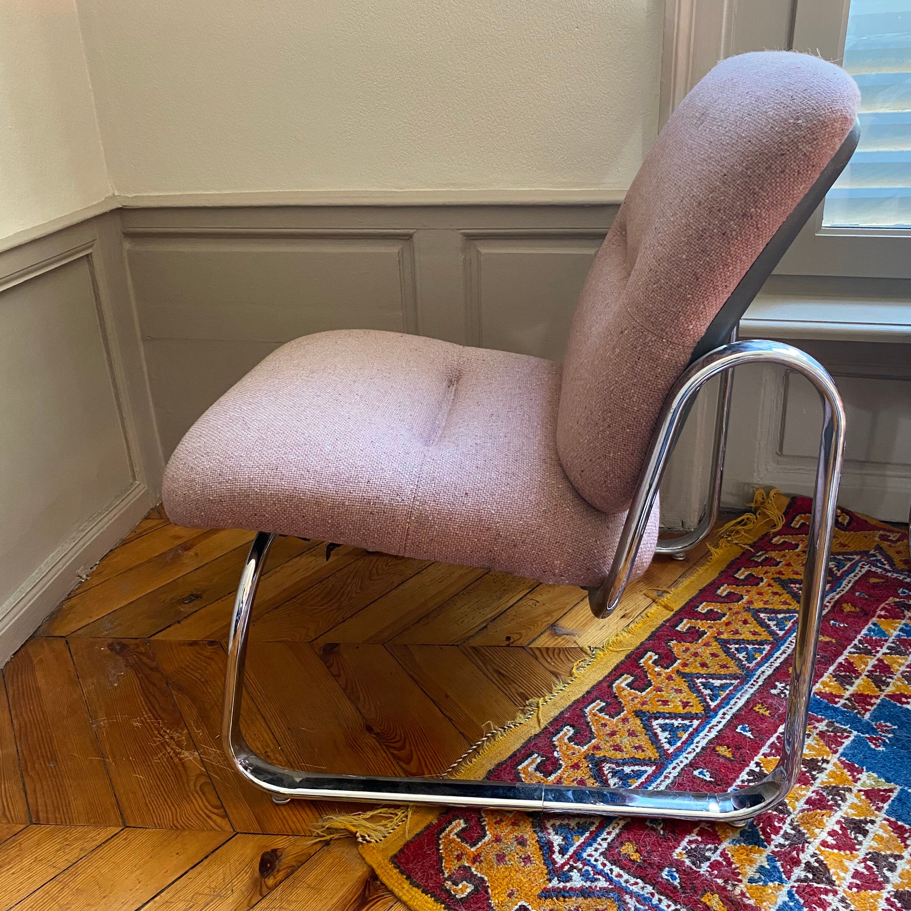Paire de chauffeuses Strafor - Pohlschröder vintage