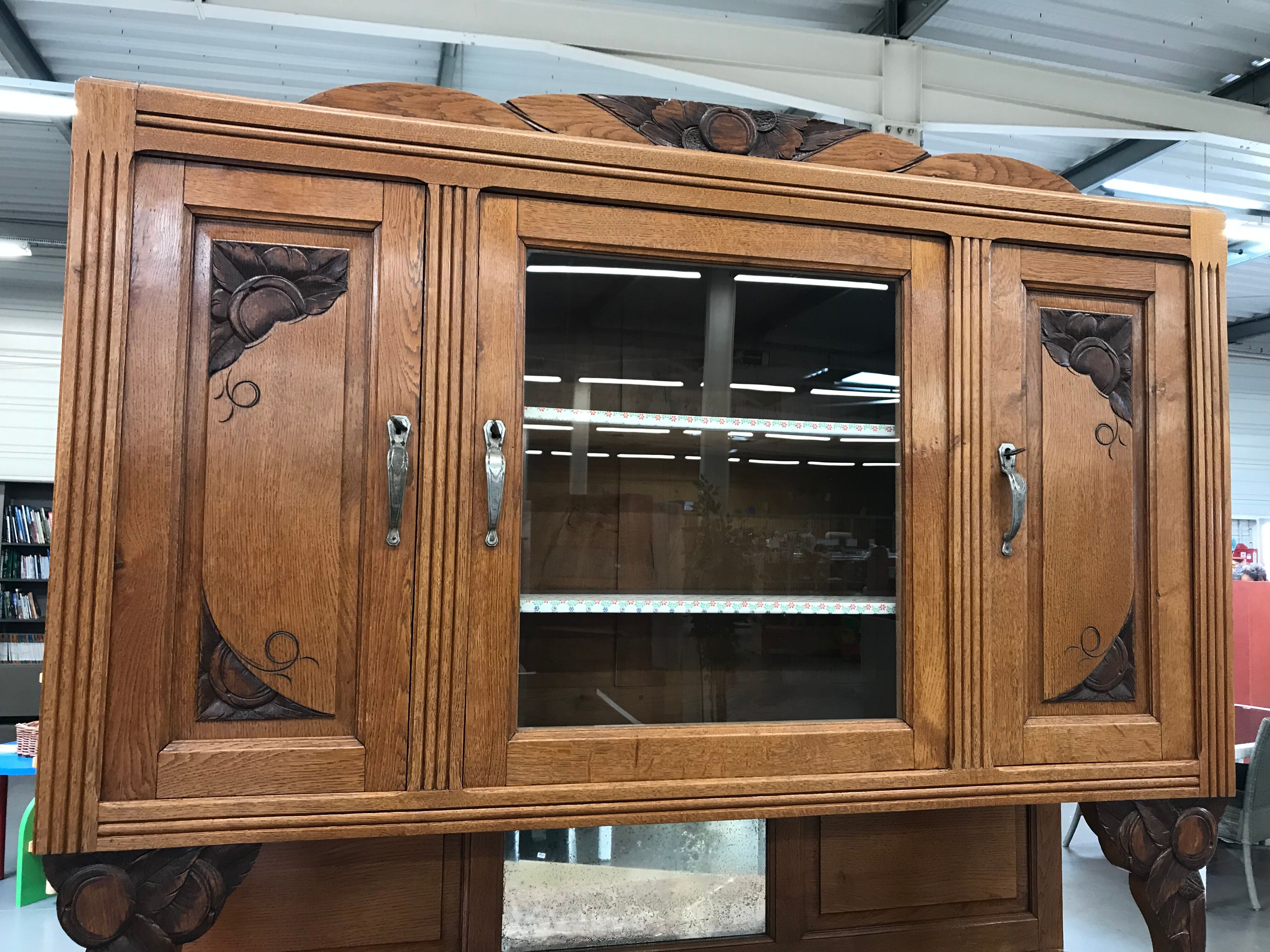 Buffet Dresser art deco solid oak