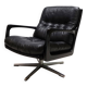 Fauteuil en cuir Eugen Schmidt pour Soloform, 1960