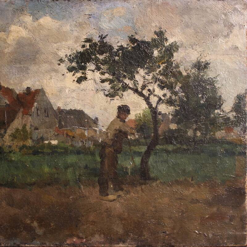 Dutch painting from the 19th century, Impressionist landscape
