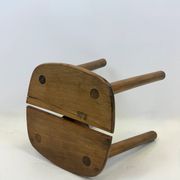 Wooden stool — Pierre Gautier-Delaye, France, 1960s