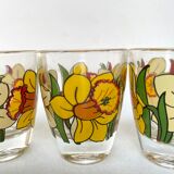 Vintage floral glasses
