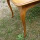 Louis XV style table, solid wood, in good condition.