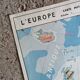 Vintage school map mdi: Africa-Europe physical.