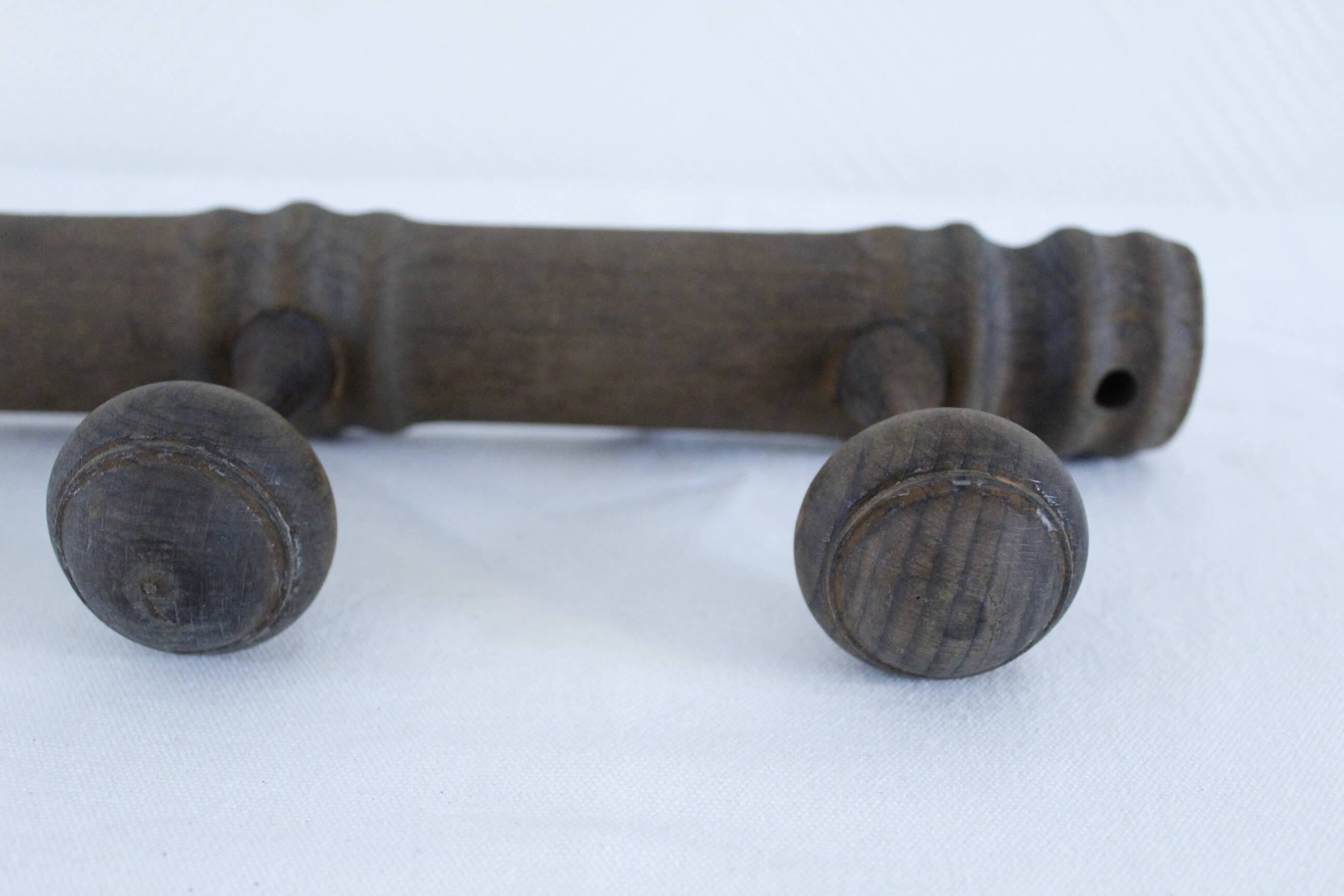 Vintage wooden coat rack