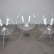 Set of 3 EROS chairs by Philippe Starck for Kartell, Italy, 1999