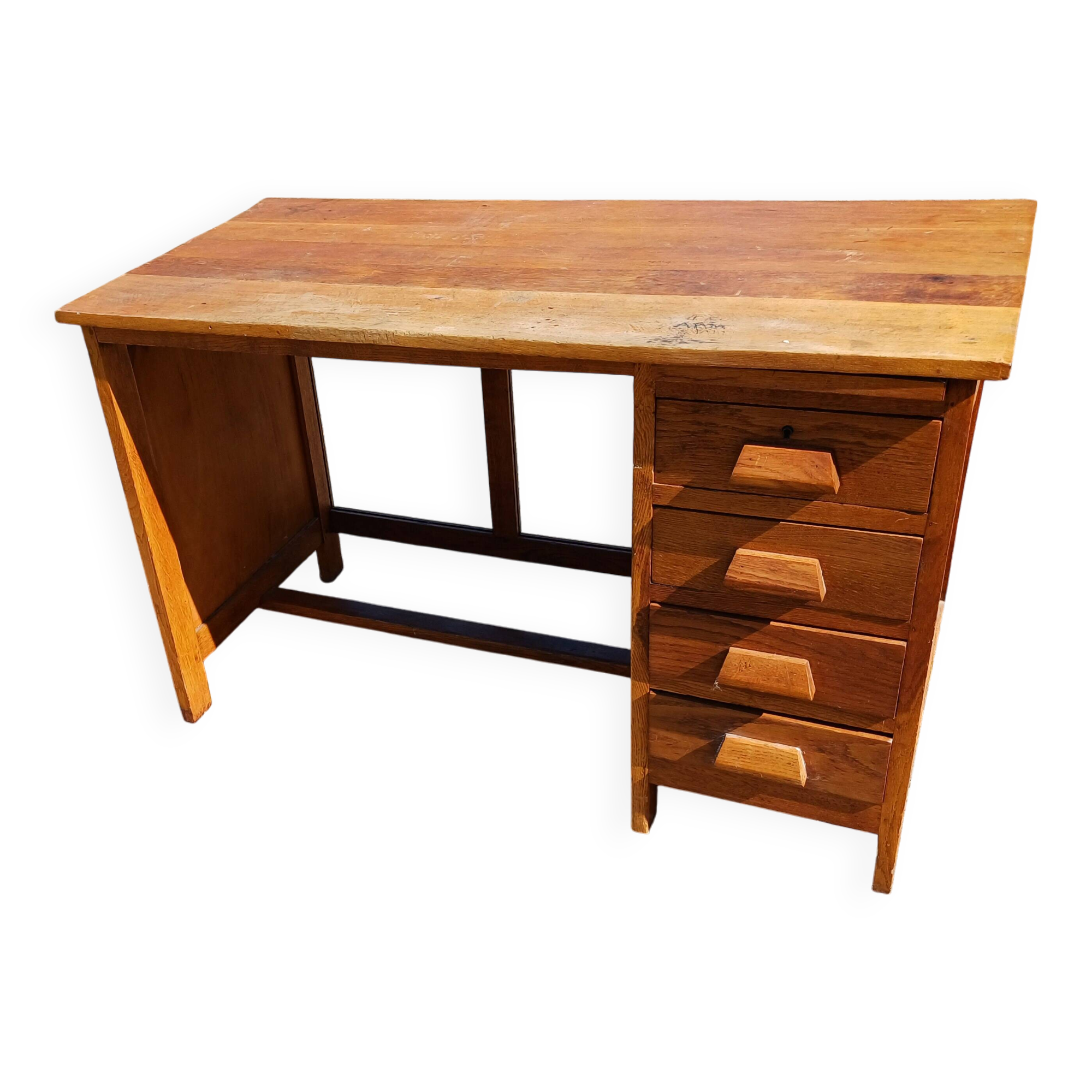 Oak Wood Desk from the 1930s
