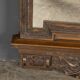 Antique 19thc cast bronze mirror, royal insurance company c.1880