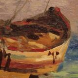 Marine painting by Guy Le Florentin - Notre-Dame de la Garde, Marseille