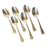 6 Christofle Art Deco style silver-plated tablespoons 2106255