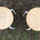 Suite de 4 tabourets style industriel bois et métal