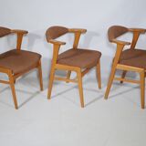 Danish Design Chairs 49B by ERIK KIRKEGAARD Oak 1960s