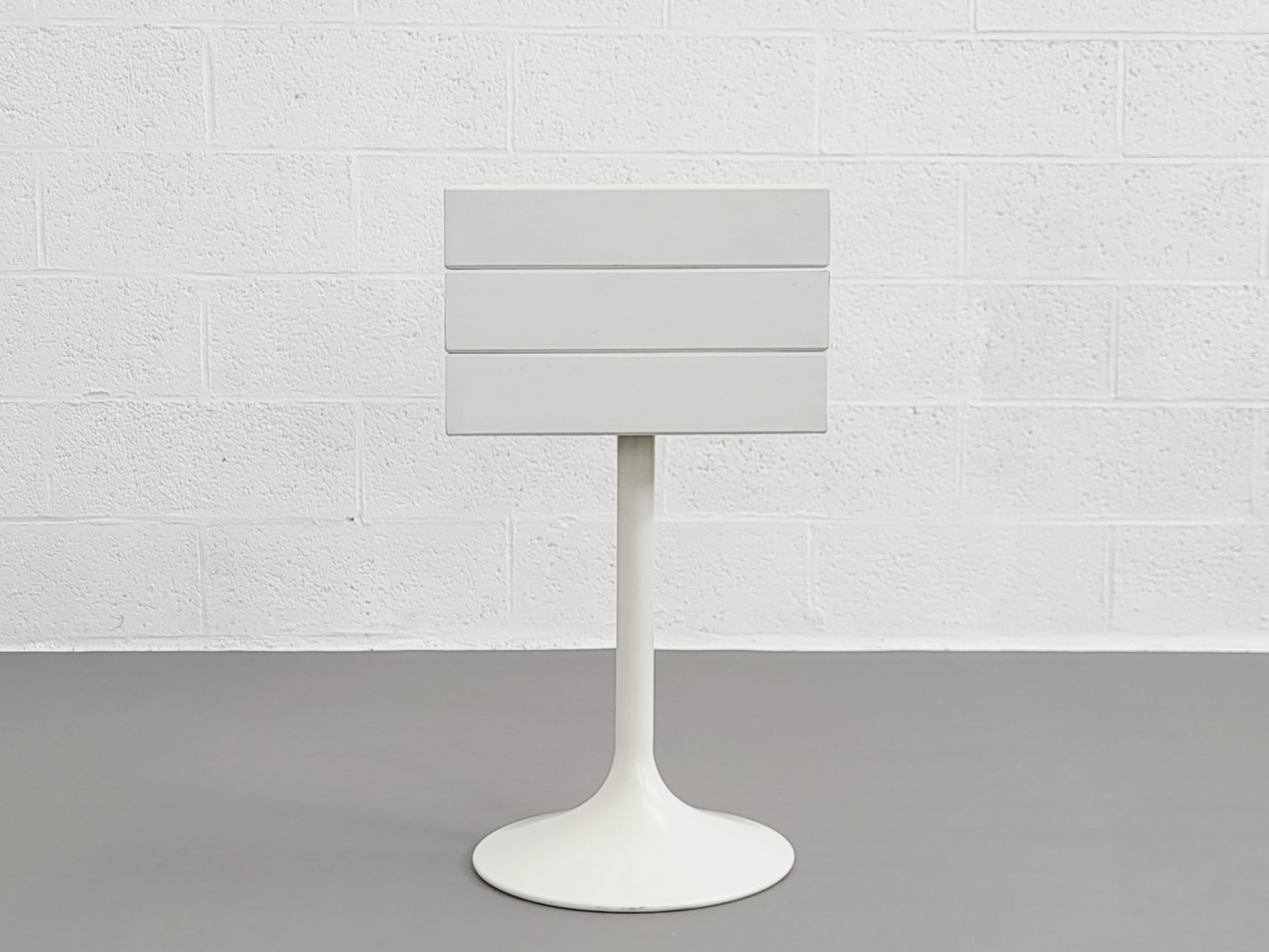 Wood side table