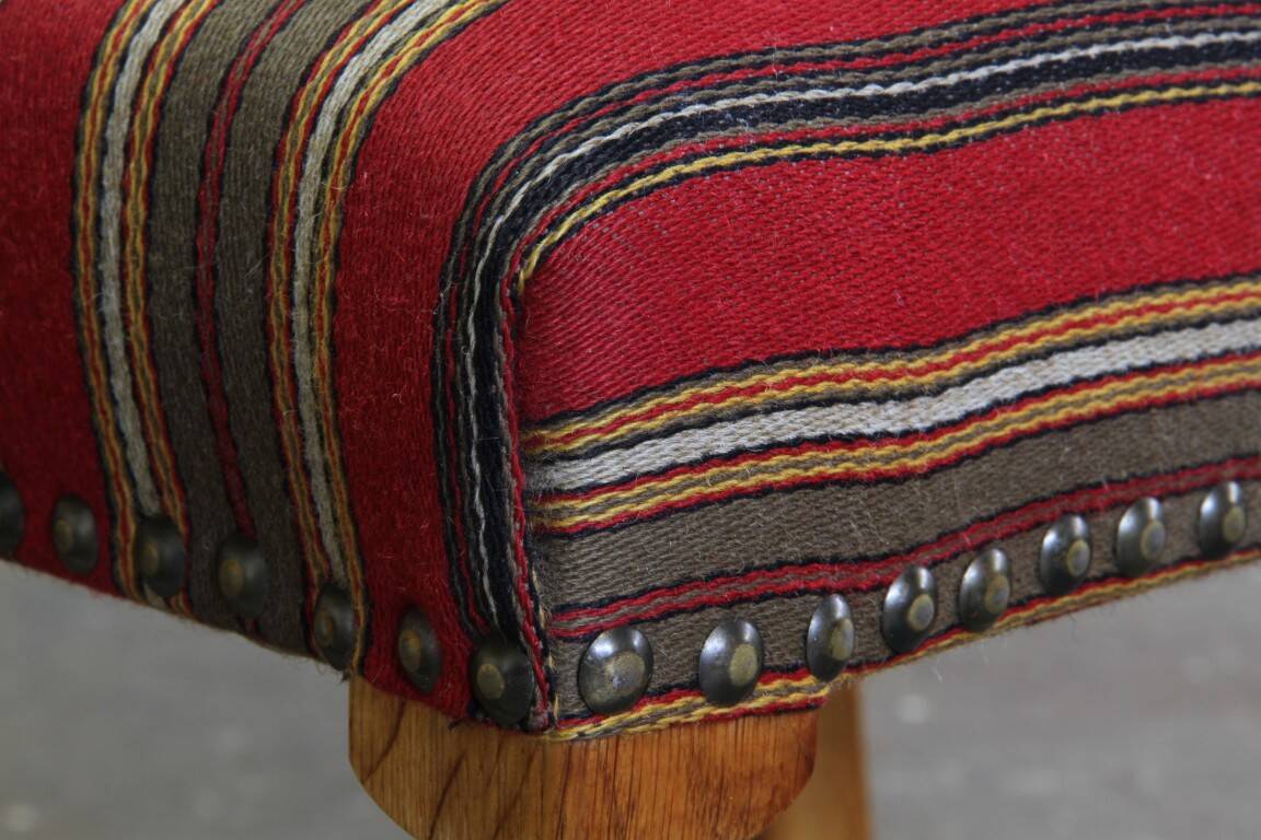 Vintage 1960s Danish farmhouse oak dining chairs in the style of Henning Kjærnulf