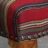 Vintage 1960s Danish farmhouse oak dining chairs in the style of Henning Kjærnulf